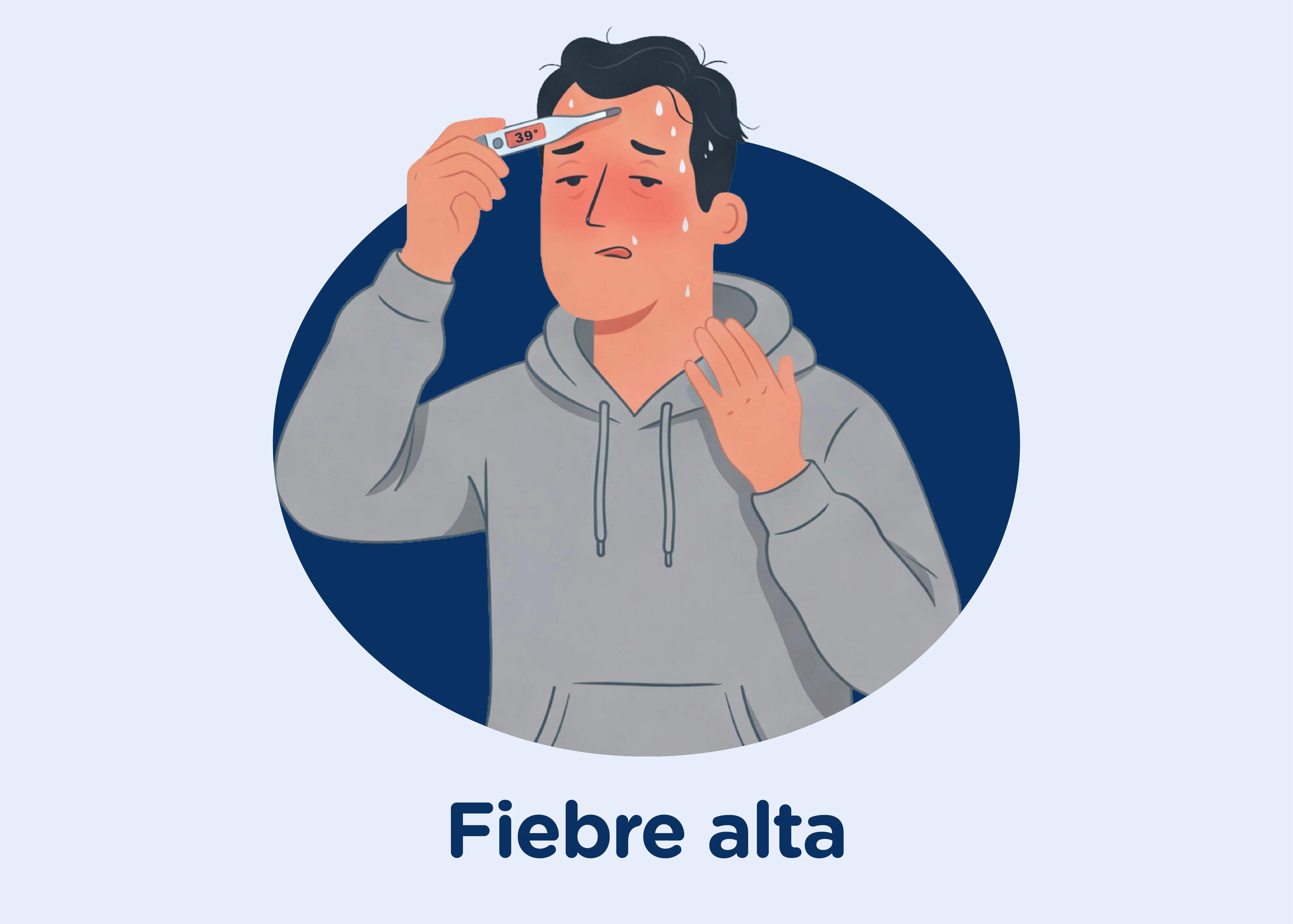 Síntoma de fiebre alta en sarampión — MSPAS Guatemala